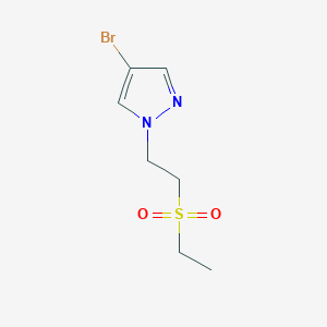 4-bromo-1-[2-(ethanesulfonyl)ethyl]-1H-pyrazole - 1183069-91-1