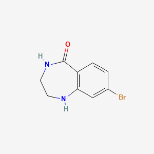 8-Bromo-3,4-dihydro-1H-benzo[e][1,4]diazepin-5(2H)-one - 1379324-91-0