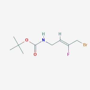 (Z)-tert-Butyl (4-bromo-3-fluorobut-2-en-1-yl)carbamate - 1098972-51-0