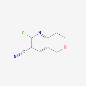 2-chloro-7,8-dihydro-5H-pyrano[4,3-b]pyridine-3-carbonitrile - 1250840-53-9