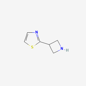 2-(3-Azetidinyl)-1,3-thiazole - 1308384-56-6