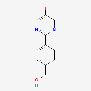 (4-(5-Fluoropyrimidin-2-yl)phenyl)methanol - 1139432-29-3