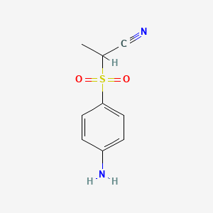 2-(4-Aminobenzenesulfonyl)propanenitrile - 1251042-34-8