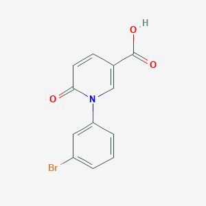 1-(3-Bromophenyl)-6-oxo-1,6-dihydropyridine-3-carboxylic acid - 1283343-26-9