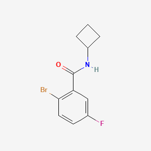 2-bromo-N-cyclobutyl-5-fluorobenzamide - 1249204-78-1