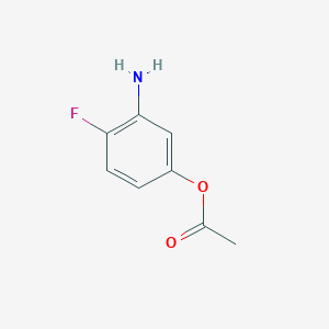 3-Amino-4-fluorophenyl acetate - 196610-38-5