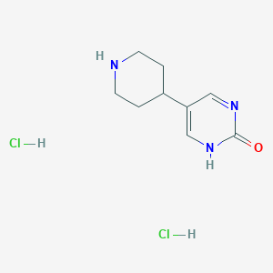 5-(Piperidin-4-yl)pyrimidin-2-ol dihydrochloride - 1803607-30-8