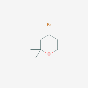 4-Bromo-2,2-dimethyloxane - 1339437-32-9