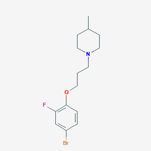 1-(3-(4-Bromo-2-fluorophenoxy)propyl)-4-methylpiperidine - 1704074-42-9