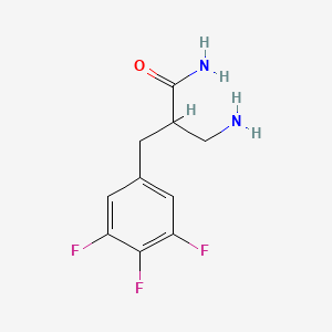 3-Amino-2-[(3,4,5-trifluorophenyl)methyl]propanamide - 1310202-01-7