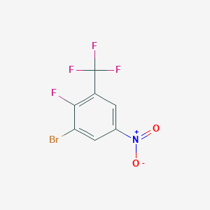1-Bromo-2-fluoro-5-nitro-3-(trifluoromethyl)benzene - 1360438-11-4