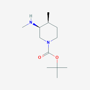 (3S,4S)-4-Methyl-3-methylamino-piperidine-1-carboxylic acid tert-butyl ester - 1279894-20-0