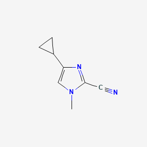 2-Cyano-4-cyclopropyl-1-methyl-1H-imidazole - 1403766-85-7
