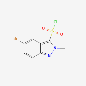 5-Bromo-2-methyl-2H-indazole-3-sulfonyl chloride - 1363382-22-2