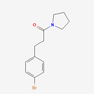3-(4-Bromophenyl)-1-(pyrrolidin-1-yl)propan-1-one - 4897-53-4