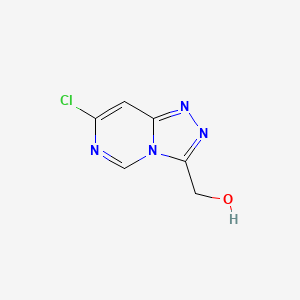 {7-Chloro-[1,2,4]triazolo[4,3-c]pyrimidin-3-yl}methanol - 1183462-18-1