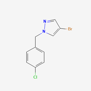 4-bromo-1-[(4-chlorophenyl)methyl]-1H-pyrazole - 1006538-60-8