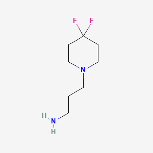 3-(4,4-Difluoropiperidin-1-yl)propan-1-amine - 869493-53-8