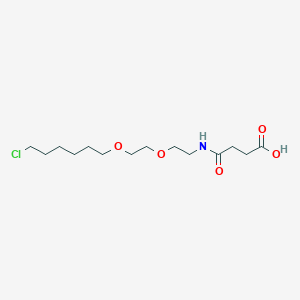 4-((2-(2-((6-Chlorohexyl)oxy)ethoxy)ethyl)amino)-4-oxobutanoic acid - 1488363-39-8