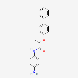 N-(4-Aminophenyl)-2-([1,1'-biphenyl]-4-yloxy)-propanamide - 1020054-17-4