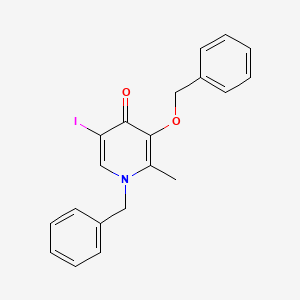 1-Benzyl-3-(benzyloxy)-5-iodo-2-methyl-4(1H)-pyridinone - 1221792-03-5