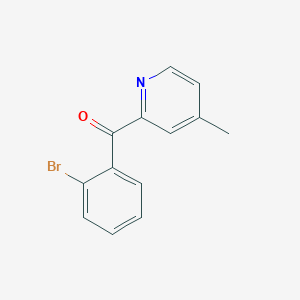 2-(2-Bromobenzoyl)-4-methylpyridine - 1187164-95-9