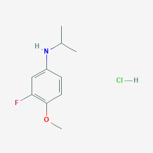 3-fluoro-4-methoxy-N-(propan-2-yl)aniline hydrochloride - 1240527-32-5