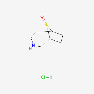 9lambda4-Thia-3-azabicyclo[4.2.1]nonan-9-one hydrochloride - 2044712-81-2