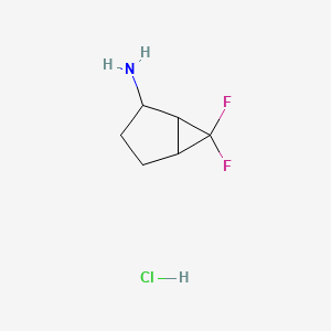 6,6-Difluorobicyclo[3.1.0]hexan-2-amine hydrochloride - 2098022-37-6