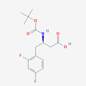 (R)-3-((tert-Butoxycarbonyl)amino)-4-(2,4-difluorophenyl)butanoic acid - 851307-12-5