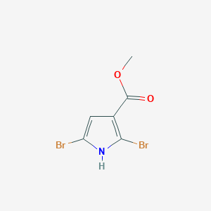 Methyl 2,5-dibromo-1H-pyrrole-3-carboxylate - 1598381-37-3