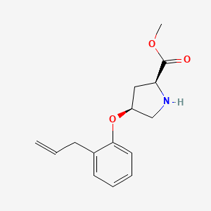 Methyl (2S,4S)-4-(2-allylphenoxy)-2-pyrrolidinecarboxylate - 1217752-37-8