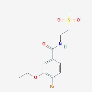 4-bromo-3-ethoxy-N-[2-(methylsulfonyl)ethyl]benzamide - 1309682-54-9
