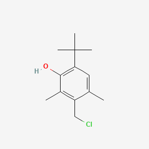 6-Tert-butyl-3-(chloromethyl)-2,4-dimethylphenol - 23500-79-0