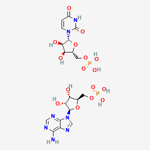[(2R,3S,4R,5R)-5-(6-aminopurin-9-yl)-3,4-dihydroxyoxolan-2-yl]methyl dihydrogen phosphate;[(2R,3S,4R,5R)-5-(2,4-dioxopyrimidin-1-yl)-3,4-dihydroxyoxolan-2-yl]methyl dihydrogen phosphate - 24936-38-7