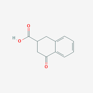 4-Oxo-1,2,3,4-tetrahydronaphthalene-2-carboxylic acid - 6566-40-1