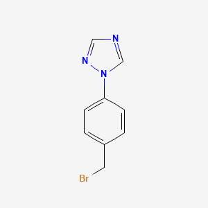 1-(4-(bromomethyl)phenyl)-1H-1,2,4-triazole - 58419-69-5