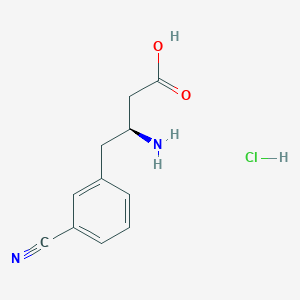 (S)-3-Amino-4-(3-cyanophenyl)butanoic acid hydrochloride - 270065-85-5
