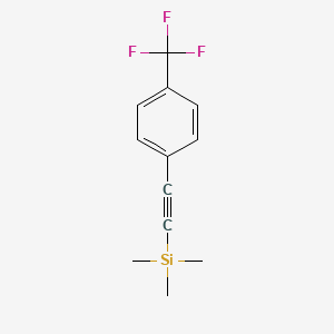 1-[(Trimethylsilyl)ethynyl]-4-(trifluoromethyl)benzene - 40230-95-3