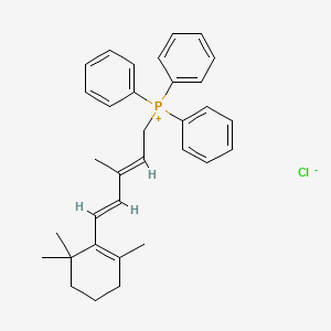 (E,E)-[3-methyl-5-(2,6,6-trimethyl-1-cyclohexen-1-yl)penta-2,4-dienyl]triphenylphosphonium chloride - 53282-28-3
