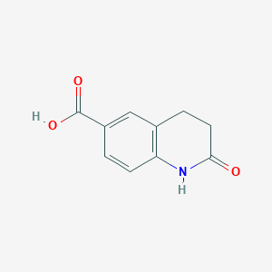 2-Oxo-1,2,3,4-tetrahydroquinoline-6-carboxylic acid - 70639-77-9