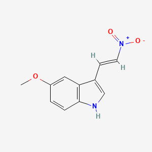 5-Methoxy-3-(2-nitrovinyl)-1H-indole - 61675-19-2