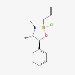 (4S,5S)-2-Allyl-2-chloro-3,4-dimethyl-5-phenyl-1-oxa-3-aza-2-silacyclopentane - 447440-43-9