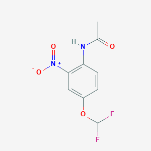 N-(4-(Difluoromethoxy)-2-nitrophenyl)acetamide - 97963-75-2