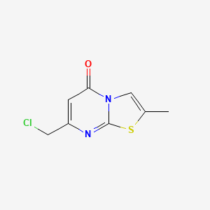 7-(chloromethyl)-2-methyl-5H-[1,3]thiazolo[3,2-a]pyrimidin-5-one - 943656-55-1