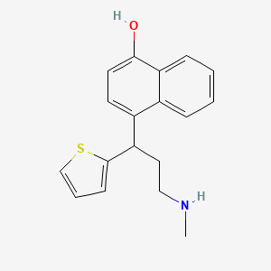 4-(3-(Methylamino)-1-(thiophen-2-yl)propyl)naphthalen-1-ol - 949095-98-1