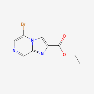 Ethyl 5-bromoimidazo[1,2-a]pyrazine-2-carboxylate - 87597-27-1