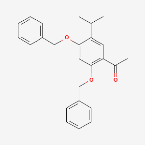 1-(2,4-Bis(benzyloxy)-5-isopropylphenyl)ethanone - 747414-18-2