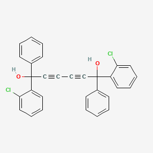 1,6-Bis(2-chlorophenyl)-1,6-diphenyl-2,4-hexadiyne-1,6-diol - 86436-19-3