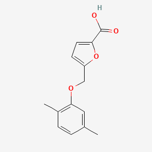 5-[(2,5-Dimethylphenoxy)methyl]furan-2-carboxylic acid - 364736-60-7